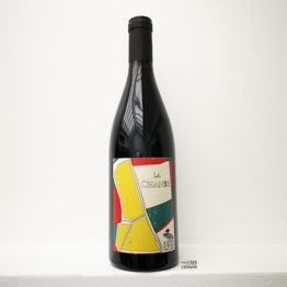 Bouteille du vin bio rouge La Chanse 2019 du domaine Les Déplaude de Tartaras Rhône Loire syrah distribué par l'envin lenvin agent sur paris ile de france loiret export