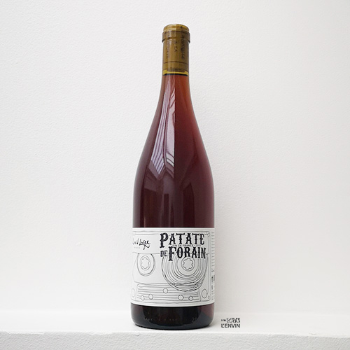 bouteille de la cuvée Patate de Forain 2018, vin rouge de gamay du vigneron David Large dans le beaujolais, distribué par L'envin agent sur paris ile de france loiret