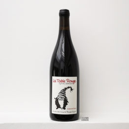 bouteille de vin rouge bio de cabernet franc 2017 du domaine la table rouge en loire représenté par l'envin agent sur paris ile de france et loiret