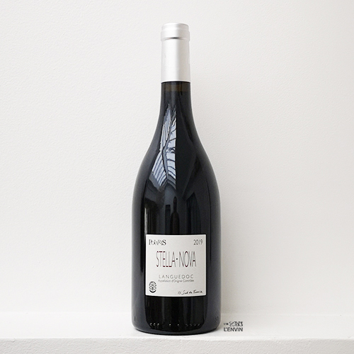 Bouteille de vin rouge Polaris 2019, du vigneron philippe richy du domaine en biodynamie stella nova en Languedoc, distribué par l'envin agent sur paris ile de france loiret lenvin