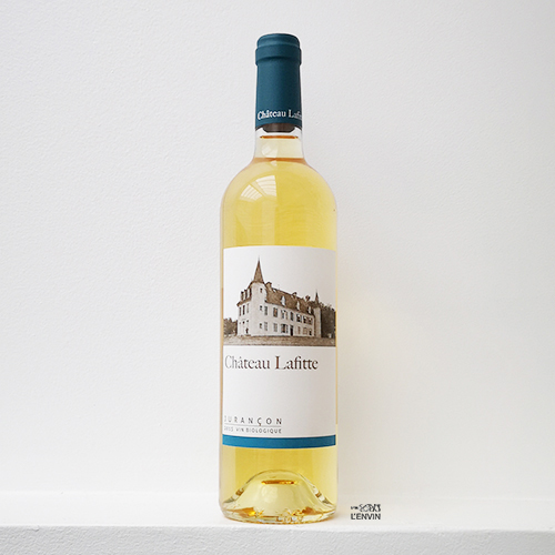 bouteille de jurançon doux 2015, vin moelleux du Château Lafitte par L'envin agent et grossiste en vin bio et nature sur paris ile-de-france loiret