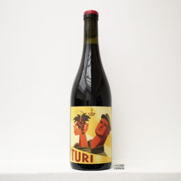 bouteille de vin rouge bio Turi Rosso 2020 de azienda agricola salvatore marino en sicile en italie et distribué par l'envin agent en vins natures à paris ile de france loiret
