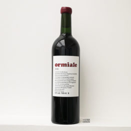 bouteille de ormiale 2016 fabrice domercq jasper morrison vin rouge bordeaux nature distribué par l'envin agent sur paris ile de france orleans loiret